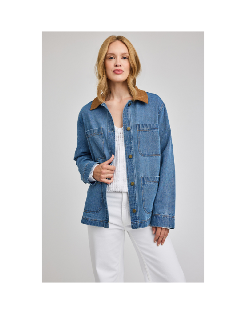 Gentle Fawn Flynn Jacket in Light Wash by Gentle Fawn