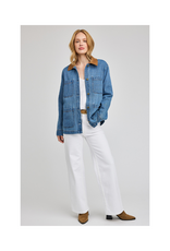 Gentle Fawn Flynn Jacket in Light Wash by Gentle Fawn