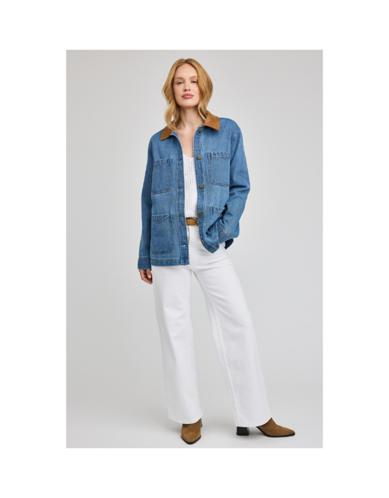 Gentle Fawn Flynn Jacket in Light Wash by Gentle Fawn