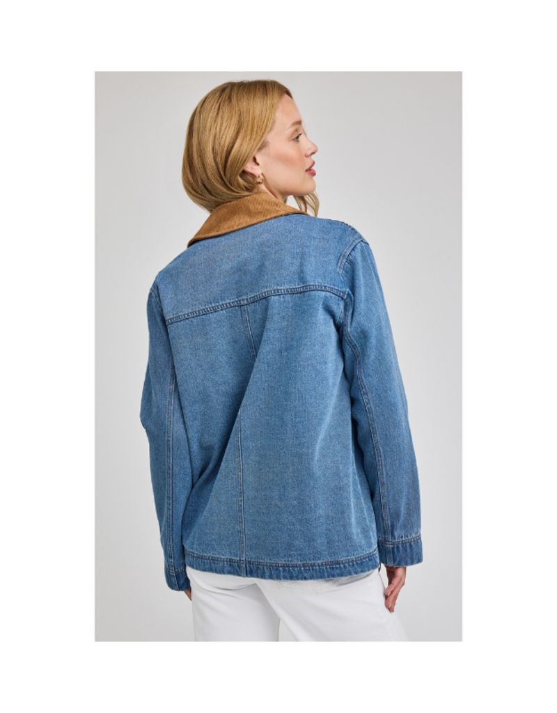 Gentle Fawn Flynn Jacket in Light Wash by Gentle Fawn