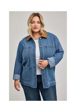 Gentle Fawn Flynn Jacket in Light Wash by Gentle Fawn