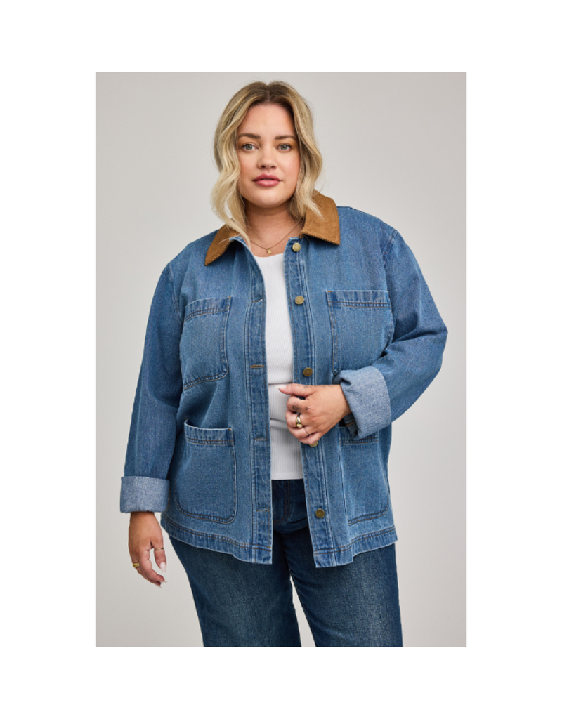 Gentle Fawn Flynn Jacket in Light Wash by Gentle Fawn