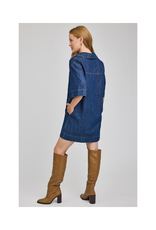 Gentle Fawn Evelina Dress in Dark Wash by Gentle Fawn