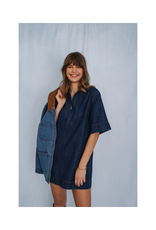 Gentle Fawn Evelina Dress in Dark Wash by Gentle Fawn