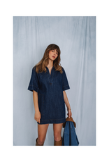 Gentle Fawn Evelina Dress in Dark Wash by Gentle Fawn