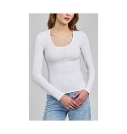 Gentle Fawn Libby Long Sleeve in White by Gentle Fawn