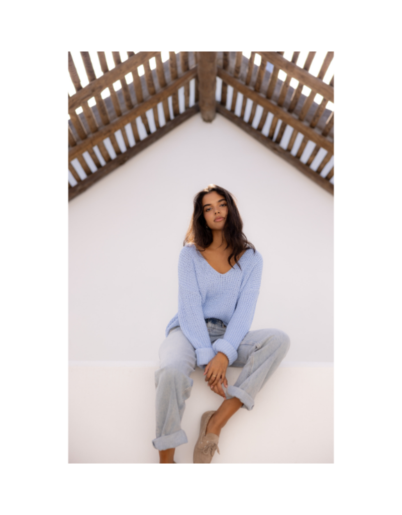 Gentle Fawn Spencer Sweater in Sky by Gentle Fawn