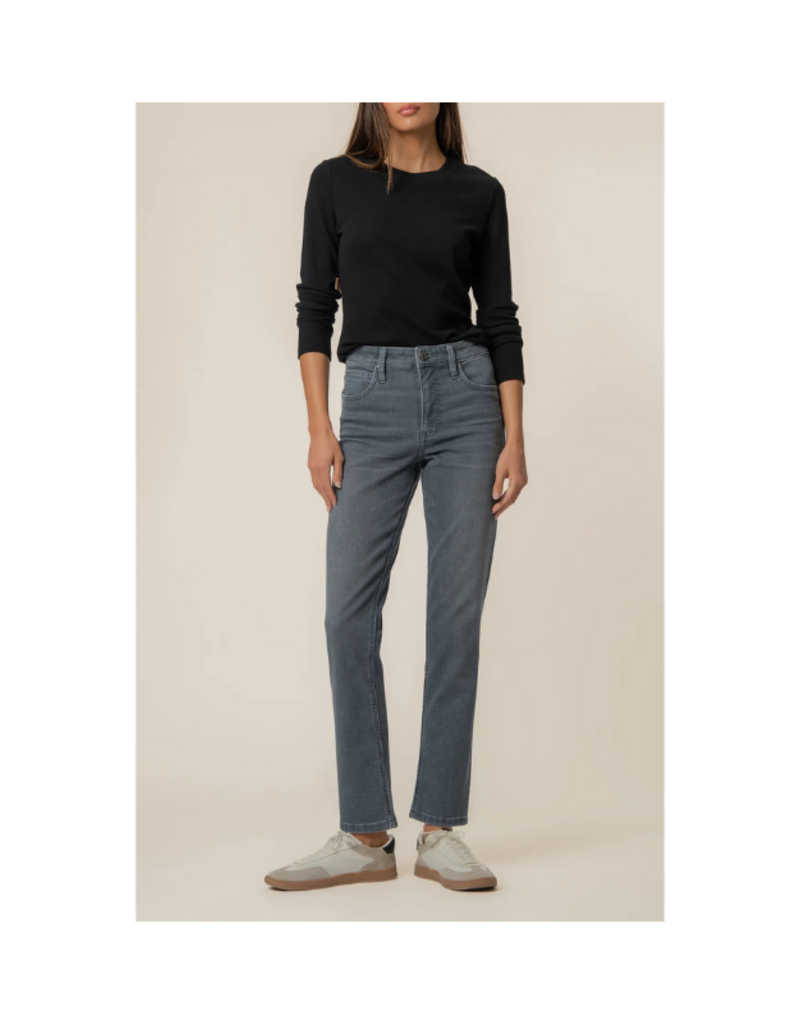 Kut from the Kloth Rachael High Rise Fab Ab Mom in Courage by Kut from the Kloth