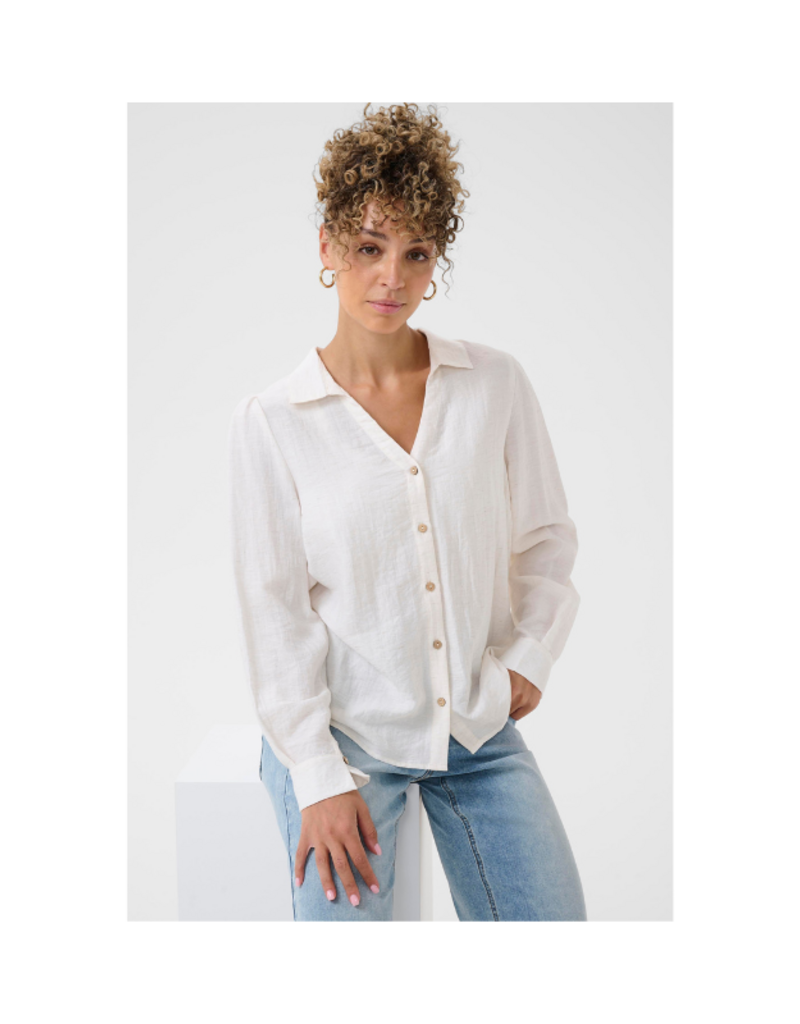 Cream Heidy Shirt in Whisper White by Cream