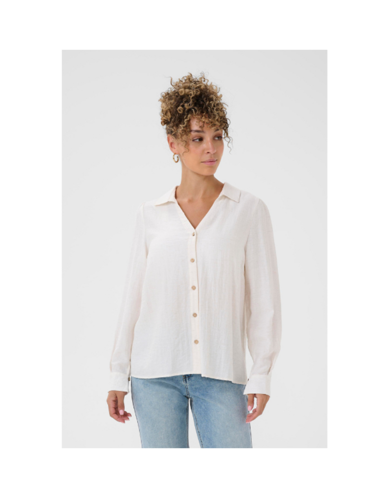 Cream Heidy Shirt in Whisper White by Cream