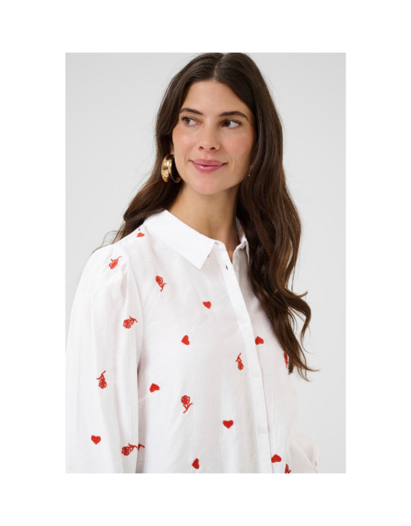 Cream Jeanne Shirt in Snow White by Cream