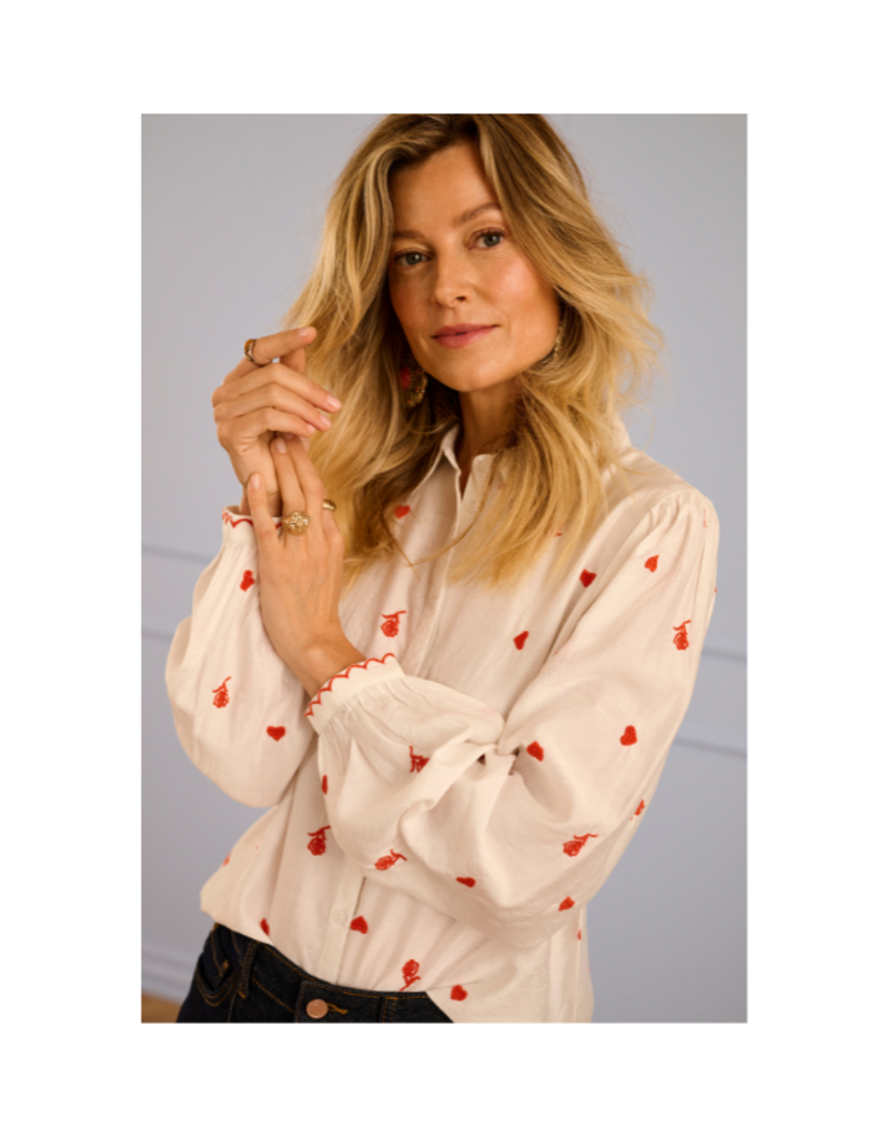 Cream Jeanne Shirt in Snow White by Cream