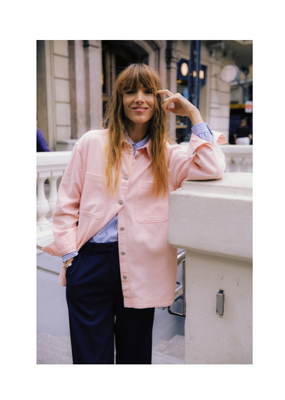 b.young Kainno Shirt in Parfait Pink by b.young