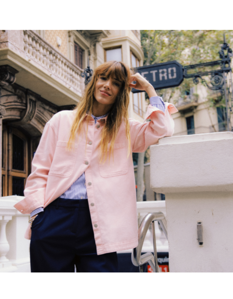 b.young Kainno Shirt in Parfait Pink by b.young