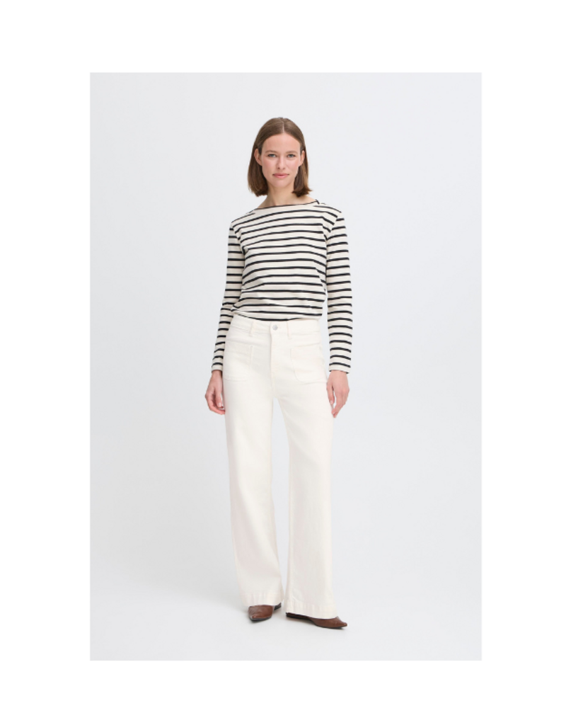 b.young Lydia Pocket Jeans in Marshmallow by b.young