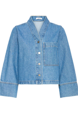 b.young Kacila Shirt in Mid Blue Denim by b.young