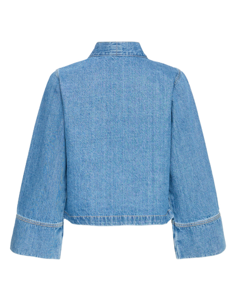 b.young Kacila Shirt in Mid Blue Denim by b.young