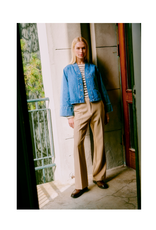 b.young Kacila Shirt in Mid Blue Denim by b.young