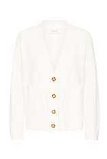 b.young Otari Cardigan in Marshmallow by b.young