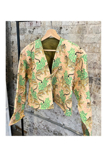 French Toast The Clara Jacket in Brown Pink Leopard by French Toast