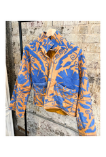 French Toast Isla Cropped Jacket  in Brown Blue by French Toast