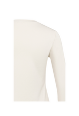 YAYA Heavy Long Sleeve T-Shirt in Birch Beige by YAYA
