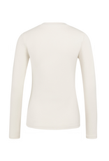 YAYA Heavy Long Sleeve T-Shirt in Birch Beige by YAYA