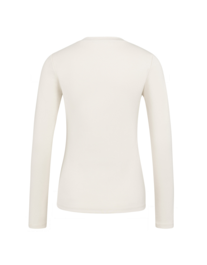 YAYA Heavy Long Sleeve T-Shirt in Birch Beige by YAYA