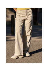 YAYA  Woven Straight Leg Cargo Trouser in Oxford Tan Brown by YAYA