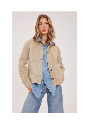 Gentle Fawn Archer Jacket in Tan by Gentle Fawn