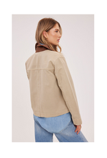 Gentle Fawn Archer Jacket in Tan by Gentle Fawn
