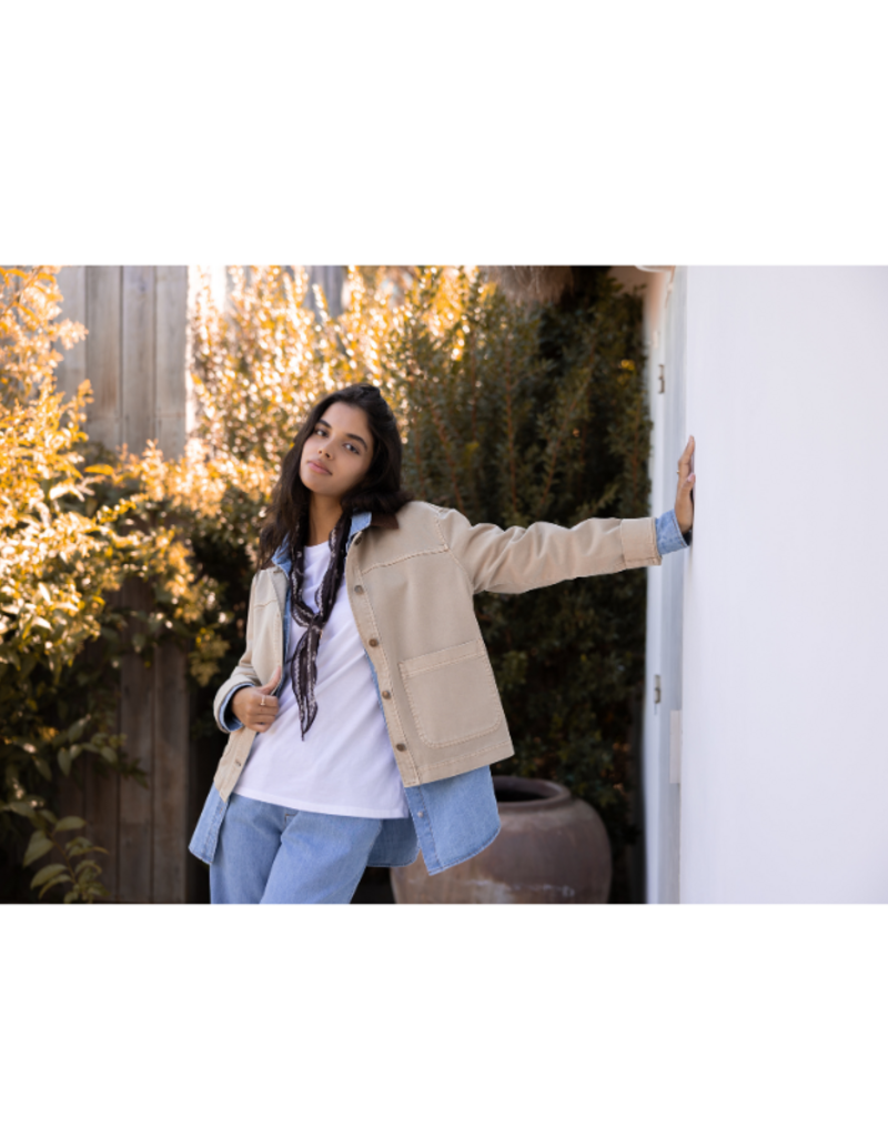 Gentle Fawn Archer Jacket in Tan by Gentle Fawn