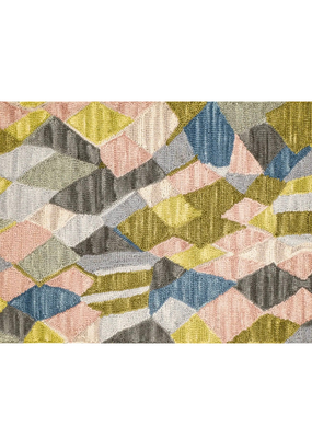 Dash & Albert Dash & Albert Deer Leap Coral Hooked Wool Rug 2' x 3'