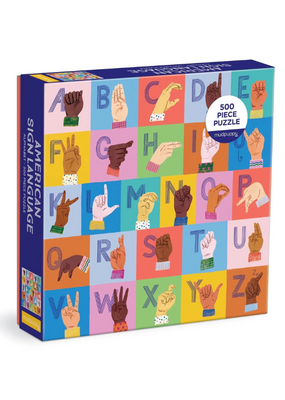 Raincoast Books American Sign Language Puzzle
