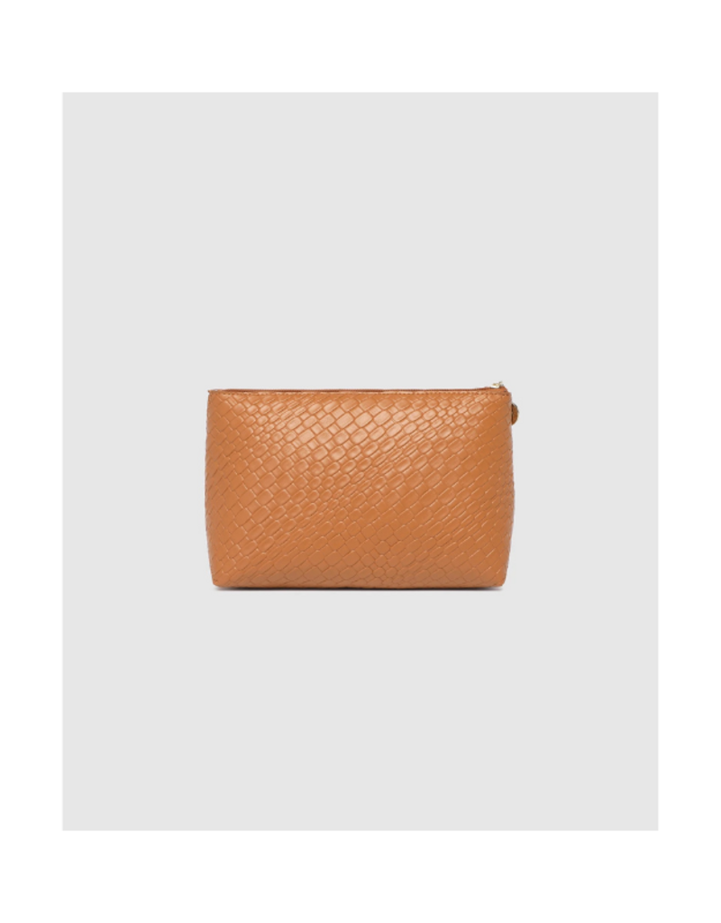 Louenhide Carlo Makeup Bag in Caramel by Louenhide