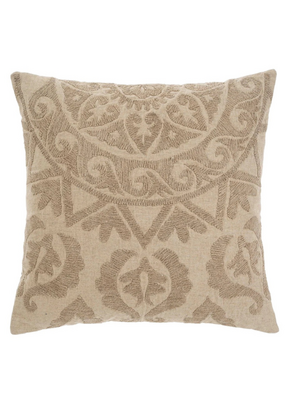 Indaba Trading Linen Suzani Pillow 20" x 20"