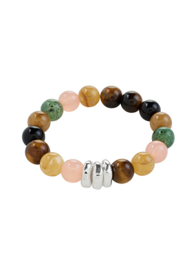 PILGRIM Unfold Bracelet in Multi/Silver by Pilgrim