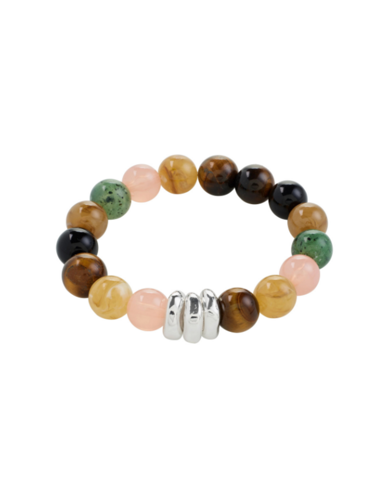 PILGRIM Unfold Bracelet in Multi/Silver by Pilgrim