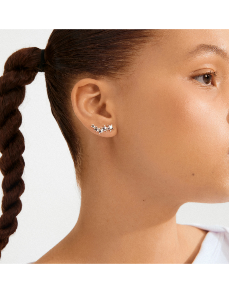 PILGRIM Ava Star Earrings Silver by Pilgrim