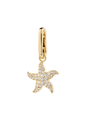 PILGRIM Starfish Charm Pendant Gold by Pilgrim