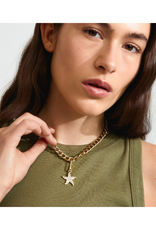 PILGRIM Starfish Charm Pendant Gold by Pilgrim