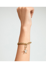 PILGRIM Starfish Charm Pendant Gold by Pilgrim