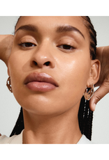 PILGRIM Dawn Hoop Earrings in Silver by Pilgrim