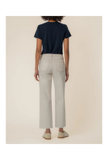 Kut from the Kloth Charlotte High Rise Wide Leg Raw in Ecru by Kut from the Kloth