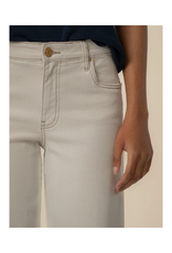 Kut from the Kloth Charlotte High Rise Wide Leg Raw in Ecru by Kut from the Kloth