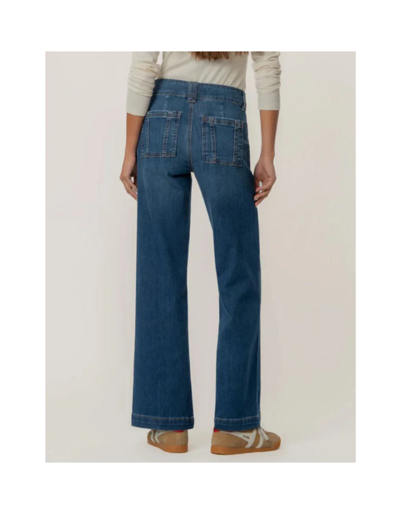 Kut from the Kloth Jodi High Rise Straight Porkchop Pocket in Humanitarian by Kut from the Kloth