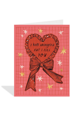 Halfpenny Postage I Like You Card