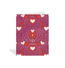 Halfpenny Postage Kaleidoscope Love Card