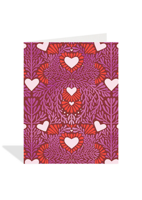 Halfpenny Postage Kaleidoscope Love Card