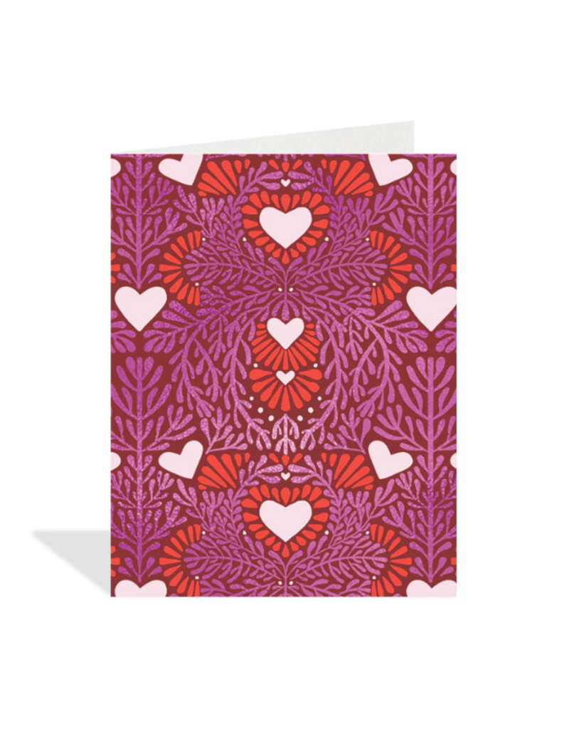 Halfpenny Postage Kaleidoscope Love Card